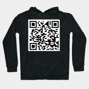 QR Code - Never gonna give you up Hoodie